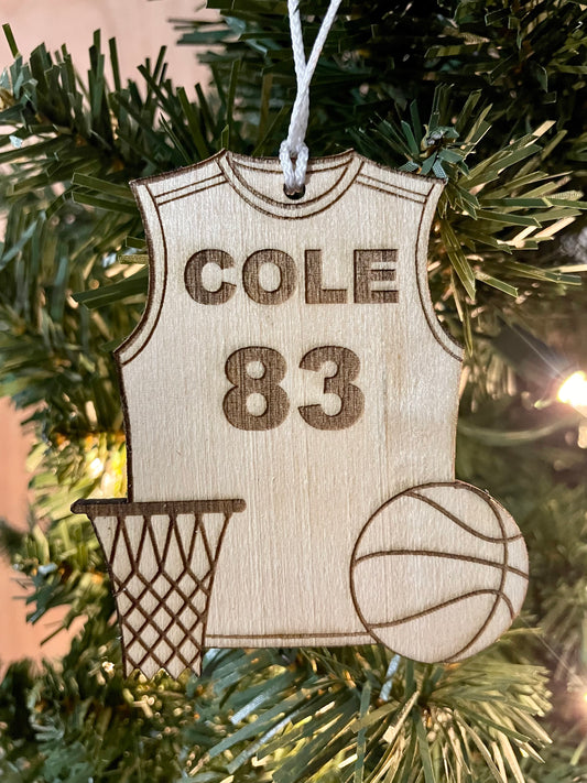 Custom Basketball Ornament