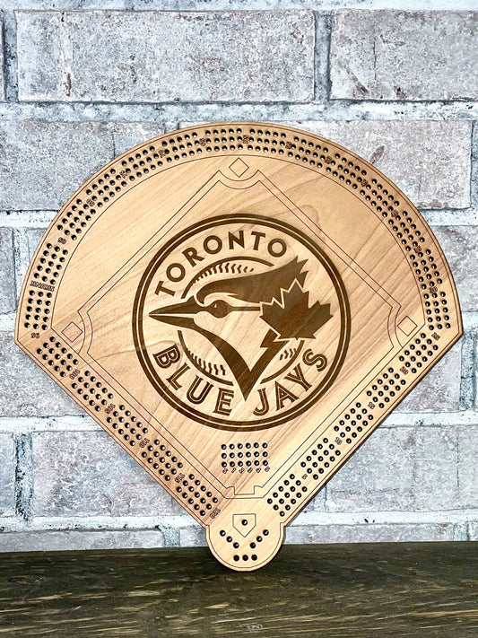 Toronto Blue Jays Baseball Cribbage Board